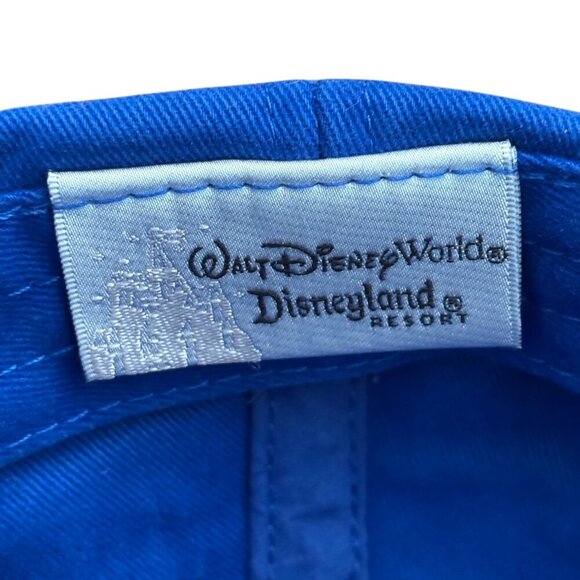 DISNEY Distressed Hat Cap Blue Adjustable Walt Disney World Disneyland Adult - Picture 7 of 8